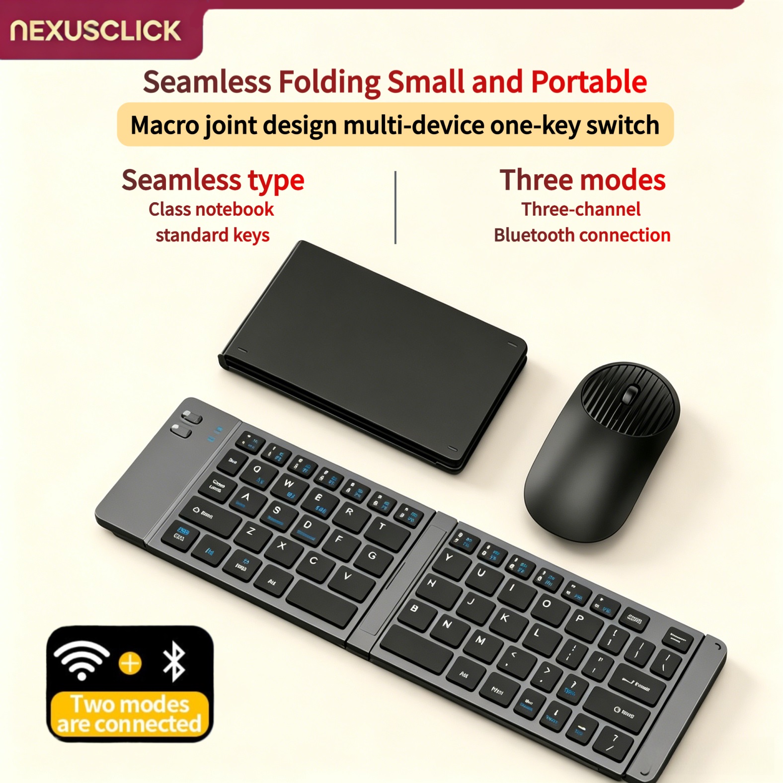 Keyboard Gaming Mac - NexusClick 새로운 미니 무선 블루투스 키보드