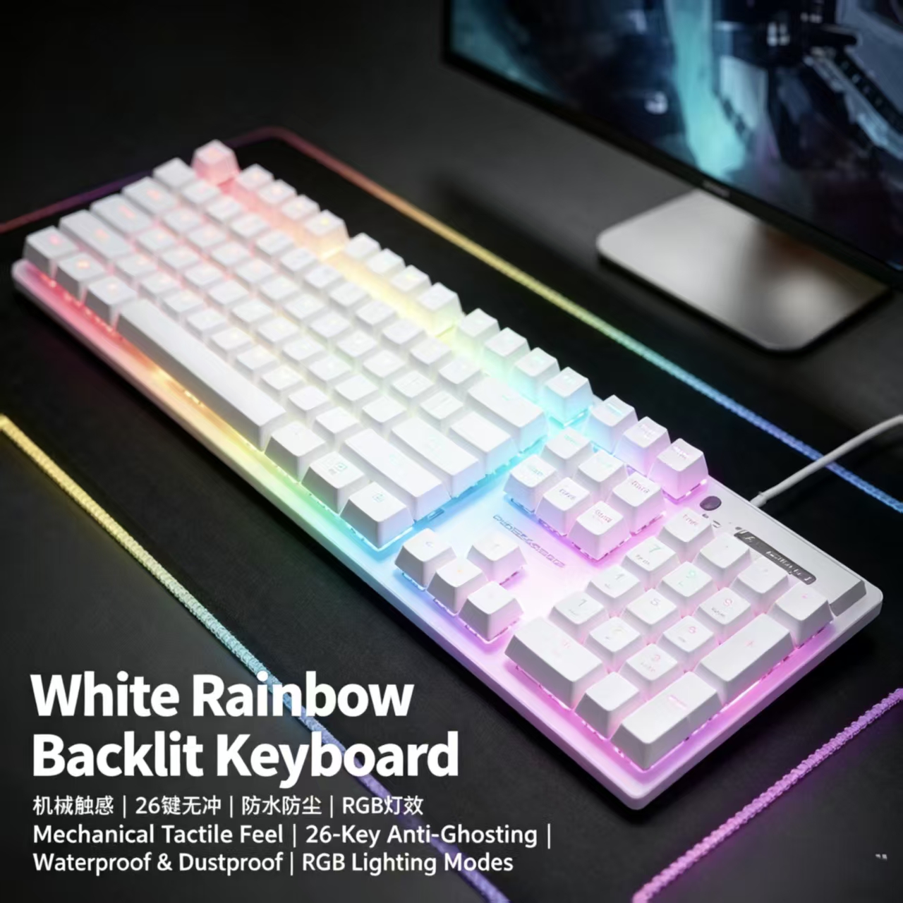 Gaming Keyboard Mouse And Headset Combo - 프로-파이오니어 GX330 유선 기계식 느낌의 게이밍