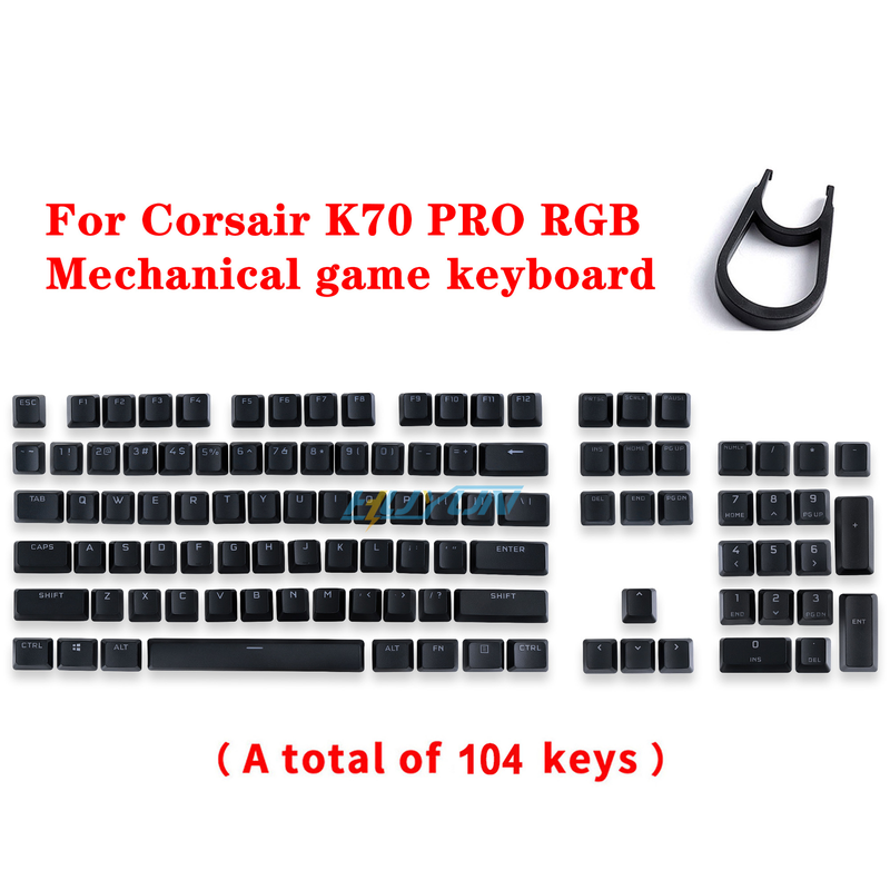 Gaming Keyboard Corsair - PP+ 새로운 PBT 키캡 교체품, CORSAIR