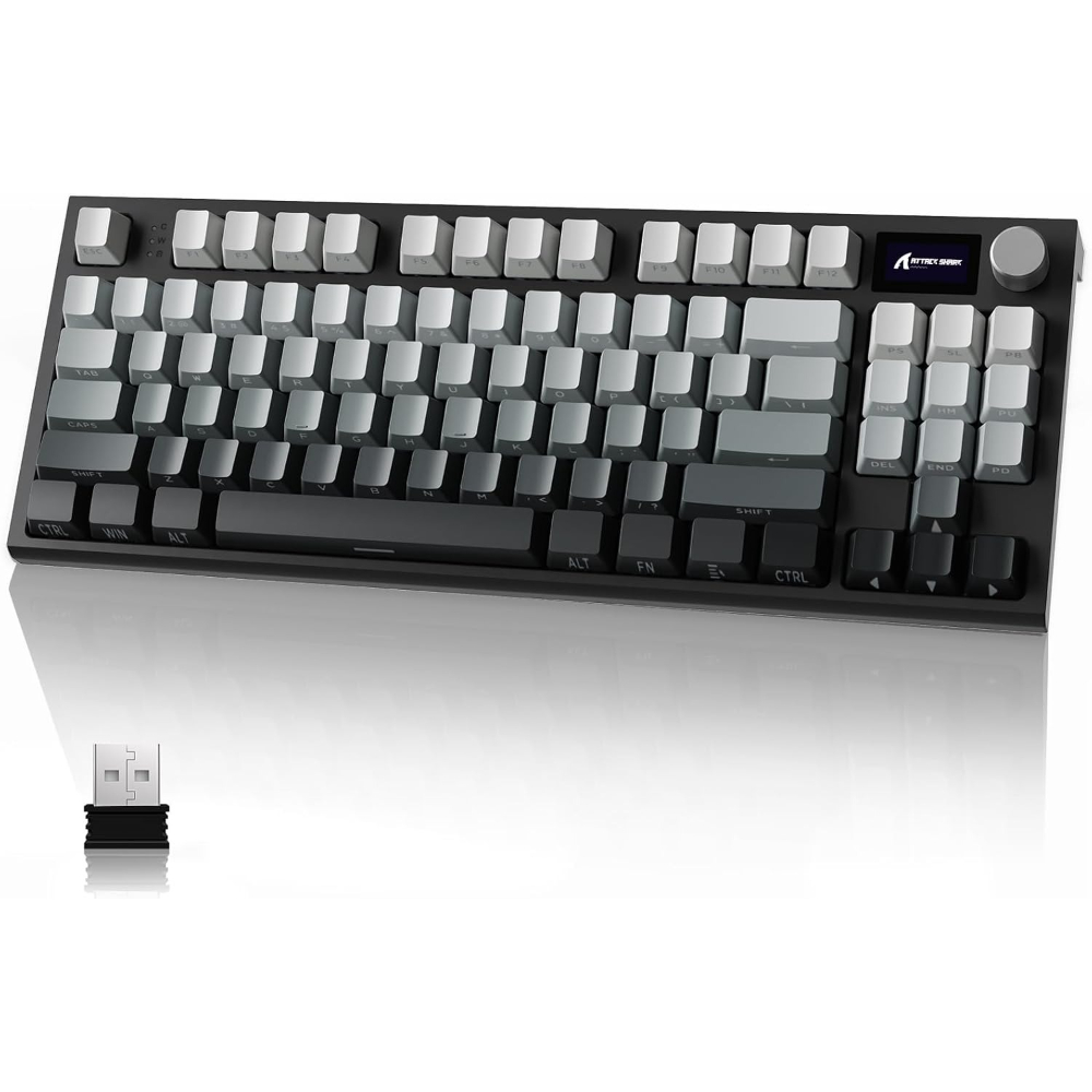 Gaming Keyboard Thocky - ATTACK SHARK K86 RGB 75% 무선