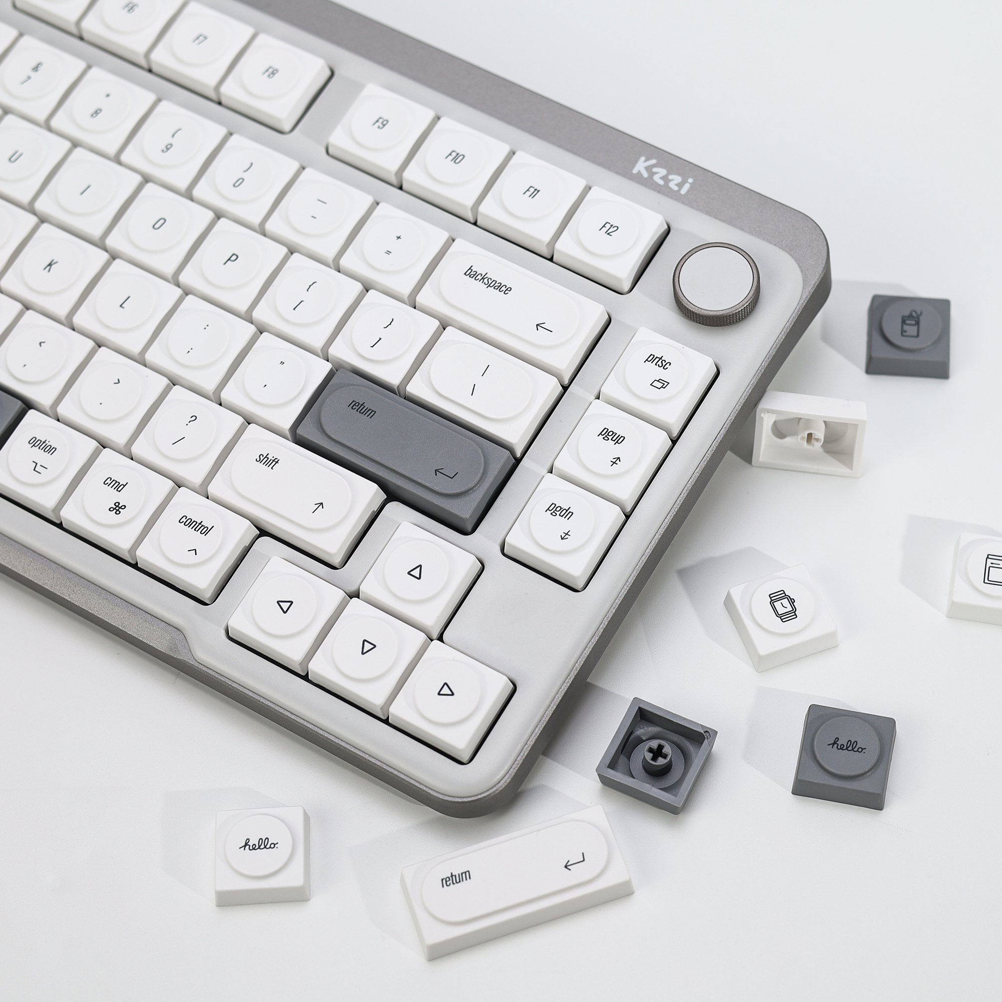 Keyboard Gaming Mac - KBDiy Doys Keycaps Retro MAC 스타일