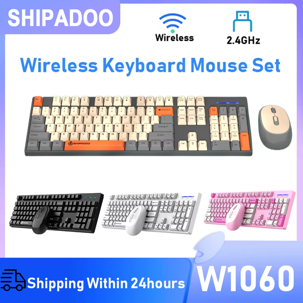 Gaming Keyboard Mouse And Headset Combo - Shipadoo 2.4G USB 무선 키보드 마우스