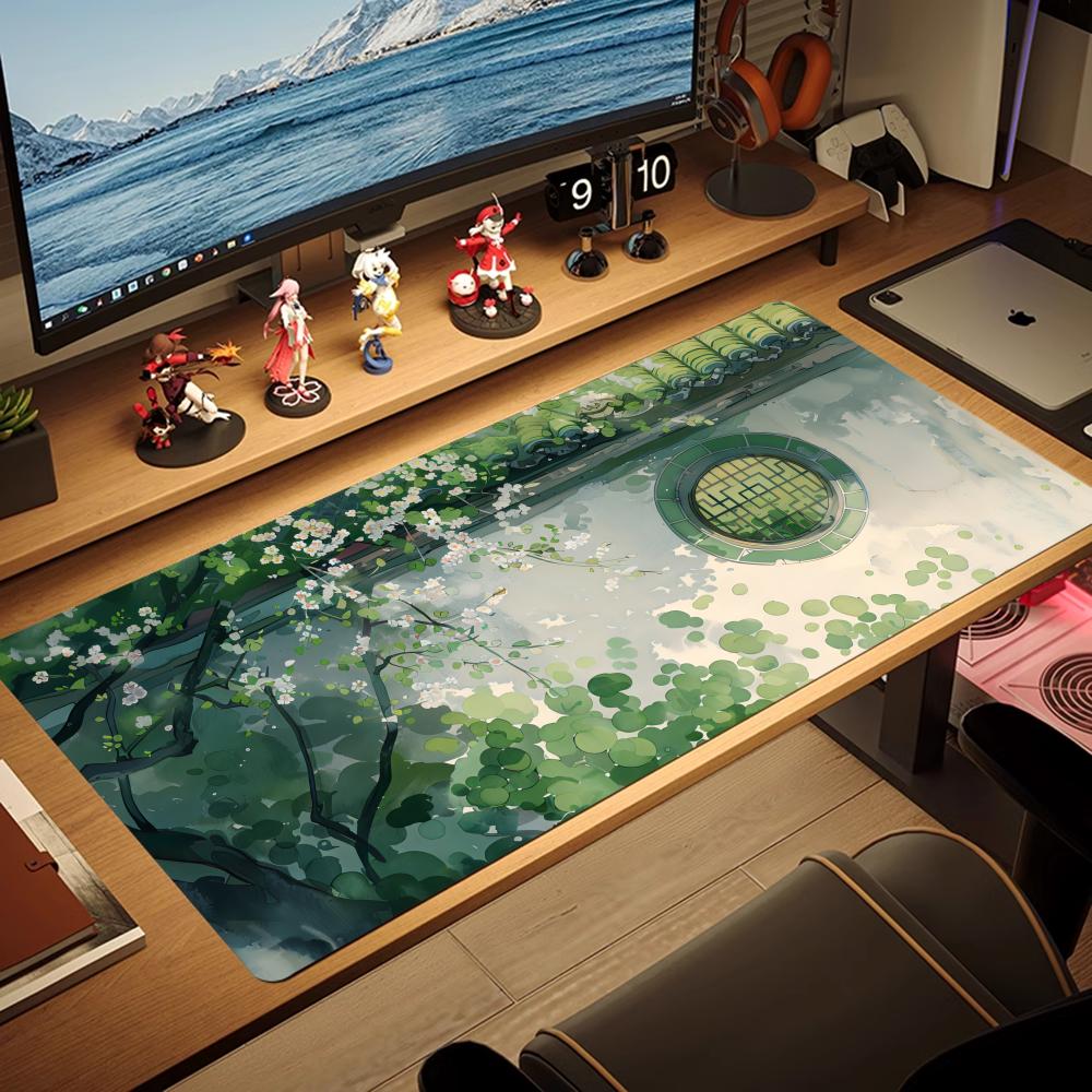 Gaming Keyboard Mini - 대나무 정원 디자인 미니 PC 모니터