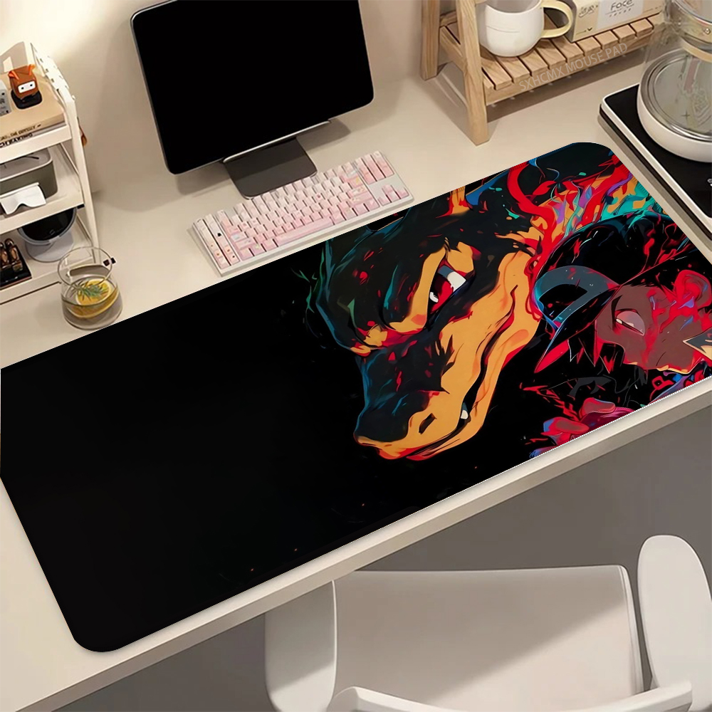 Gaming Keyboard En Mouse - Gigantamax Charizard P-Pokemon 마우스 패드 대형