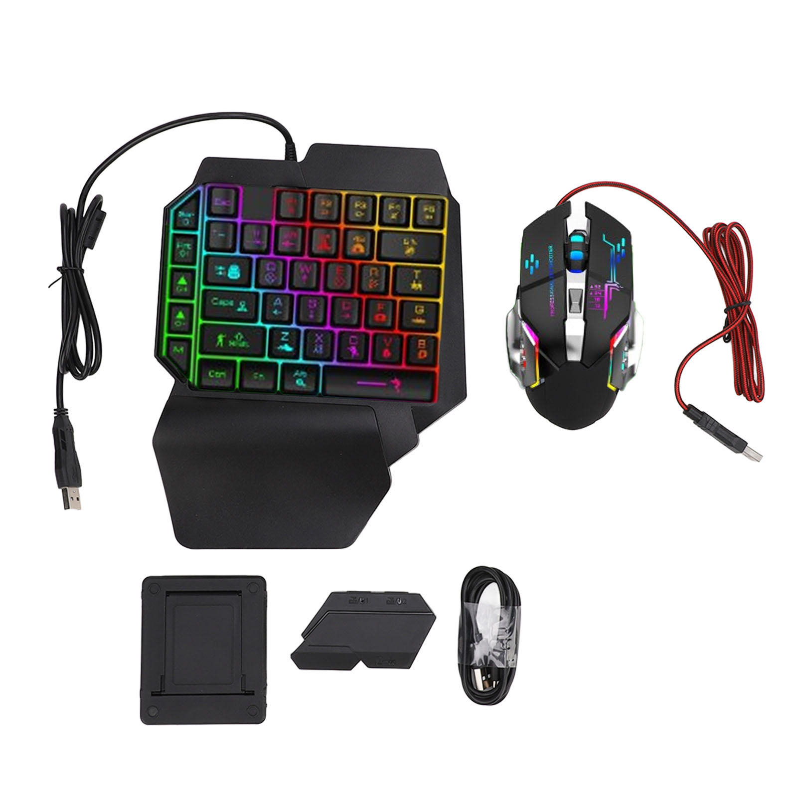 Gaming Keyboard Half - 키보드 마우스 변환기 세트 반응형 한
