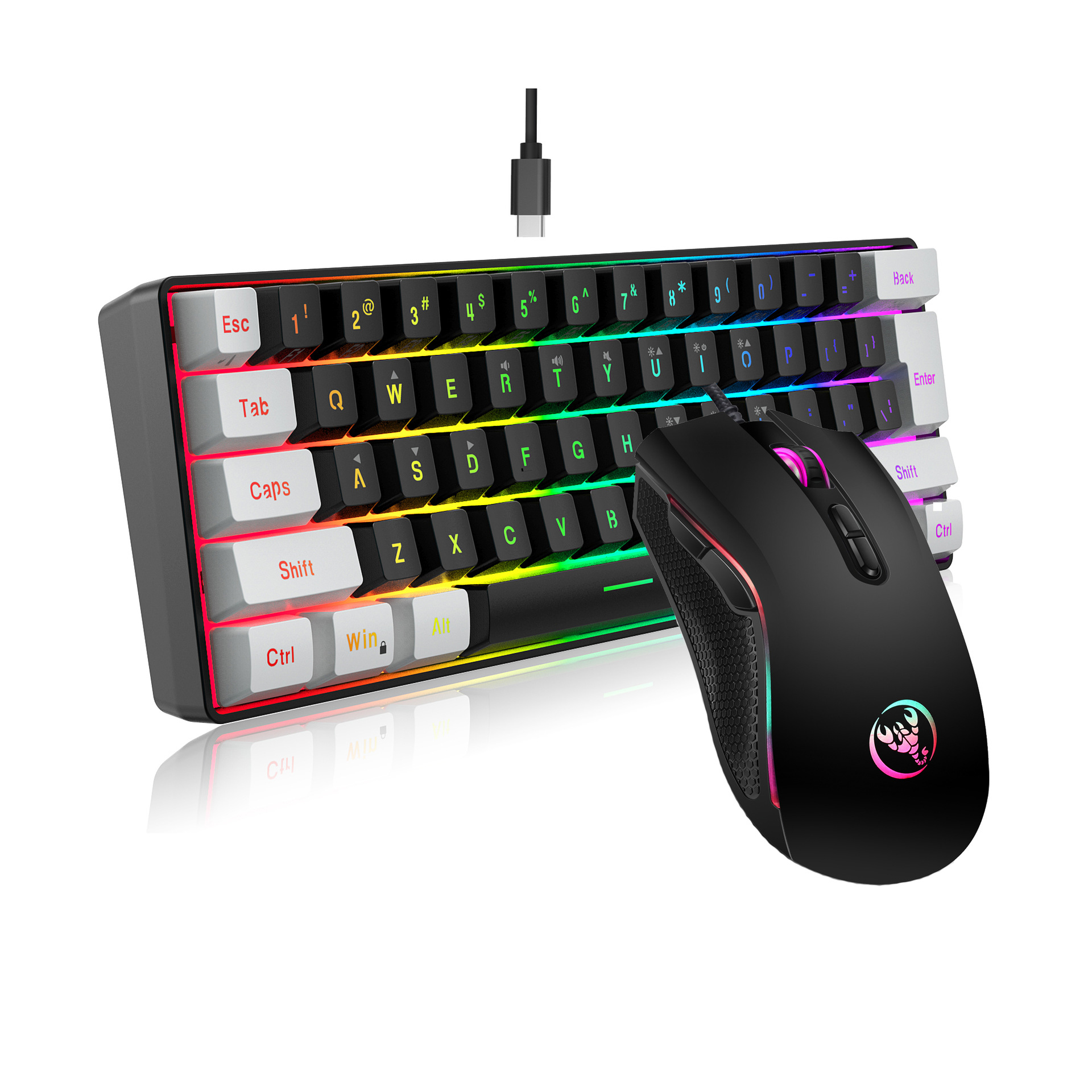 Gaming Keyboard And Mouse Combo - 게이머 키보드 마우스 콤보 세트 게이밍