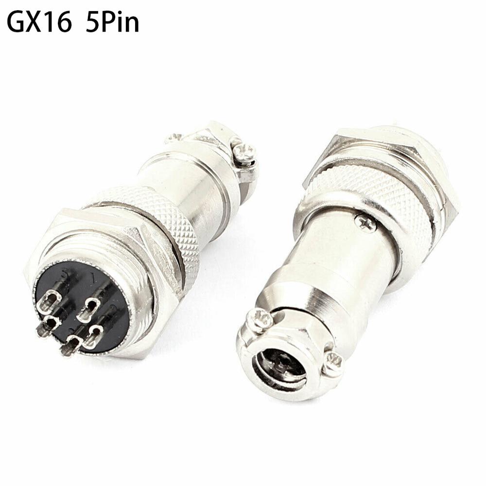 Aviator Connector Kit - GX16 5P 항공 플러그 16mm 5