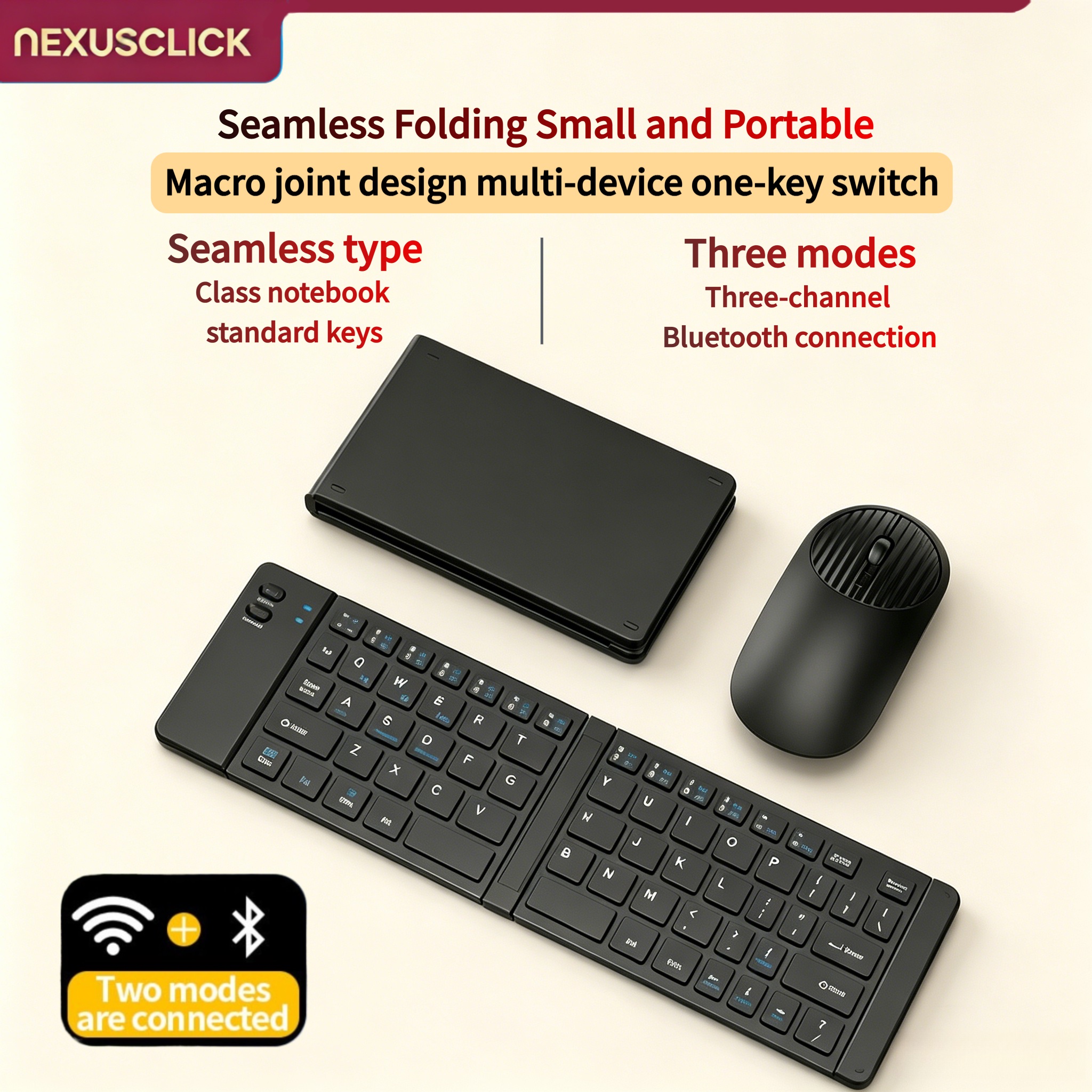 Keyboard Gaming Mac - NexusClick 새로운 미니 무선 블루투스 키보드