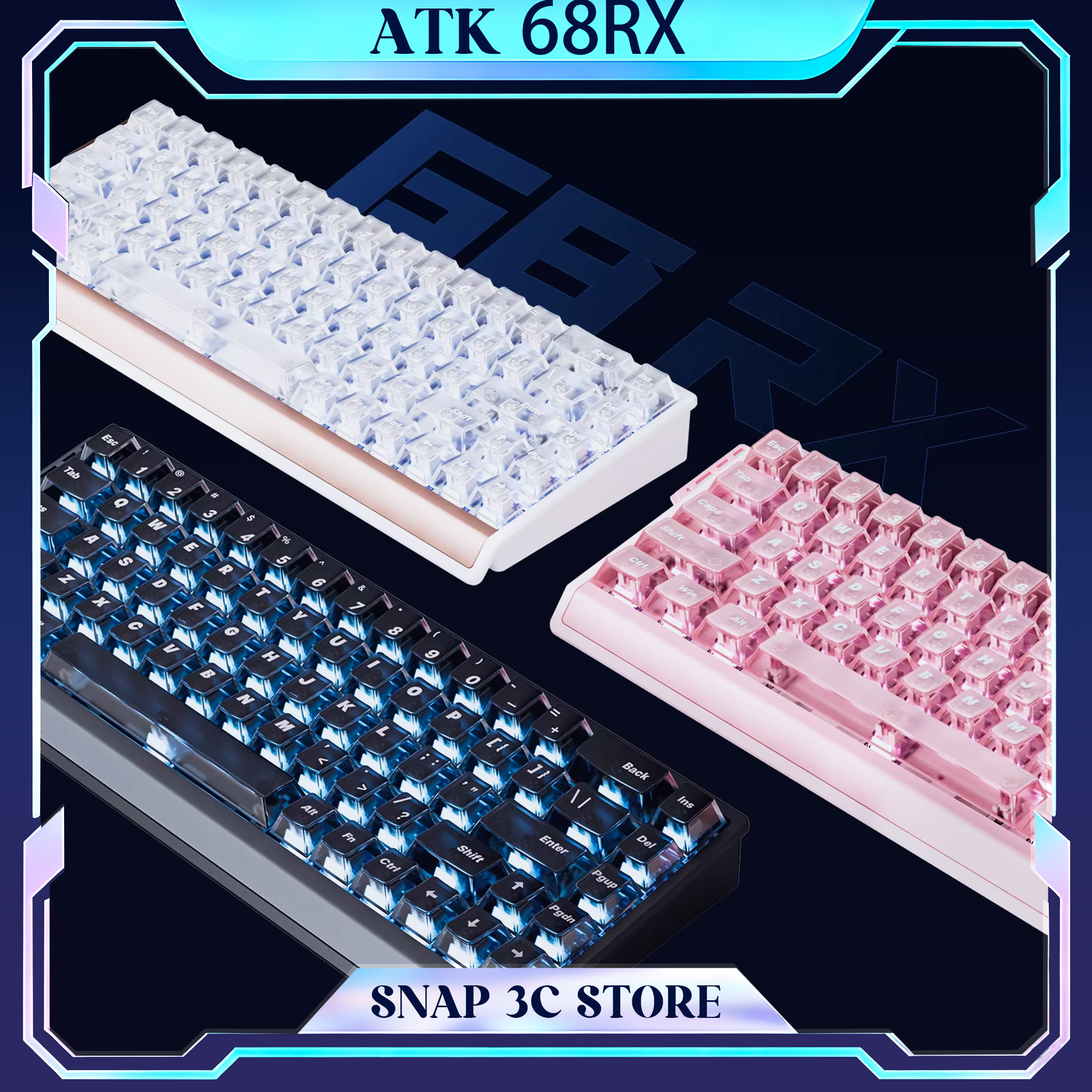 Gaming Keyboard Hall Effect Switches - ATK 68RX 마그네틱 스위치 게이밍 키보드