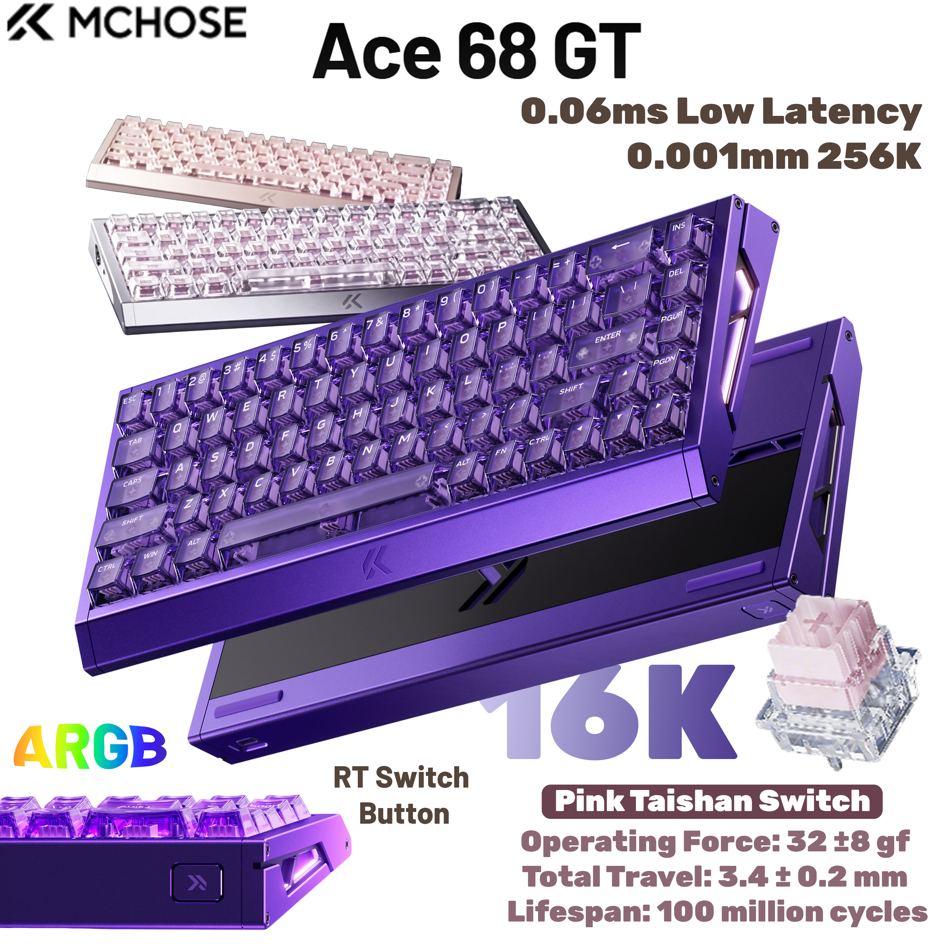 Aluminum Case 65 - MCHOSE Ace 68 GT 알루미늄 합금