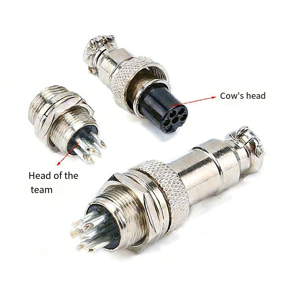Aviator Connector Kit - 5Pcs GX16 2/3/4/5 핀 항공 플러그-어댑터