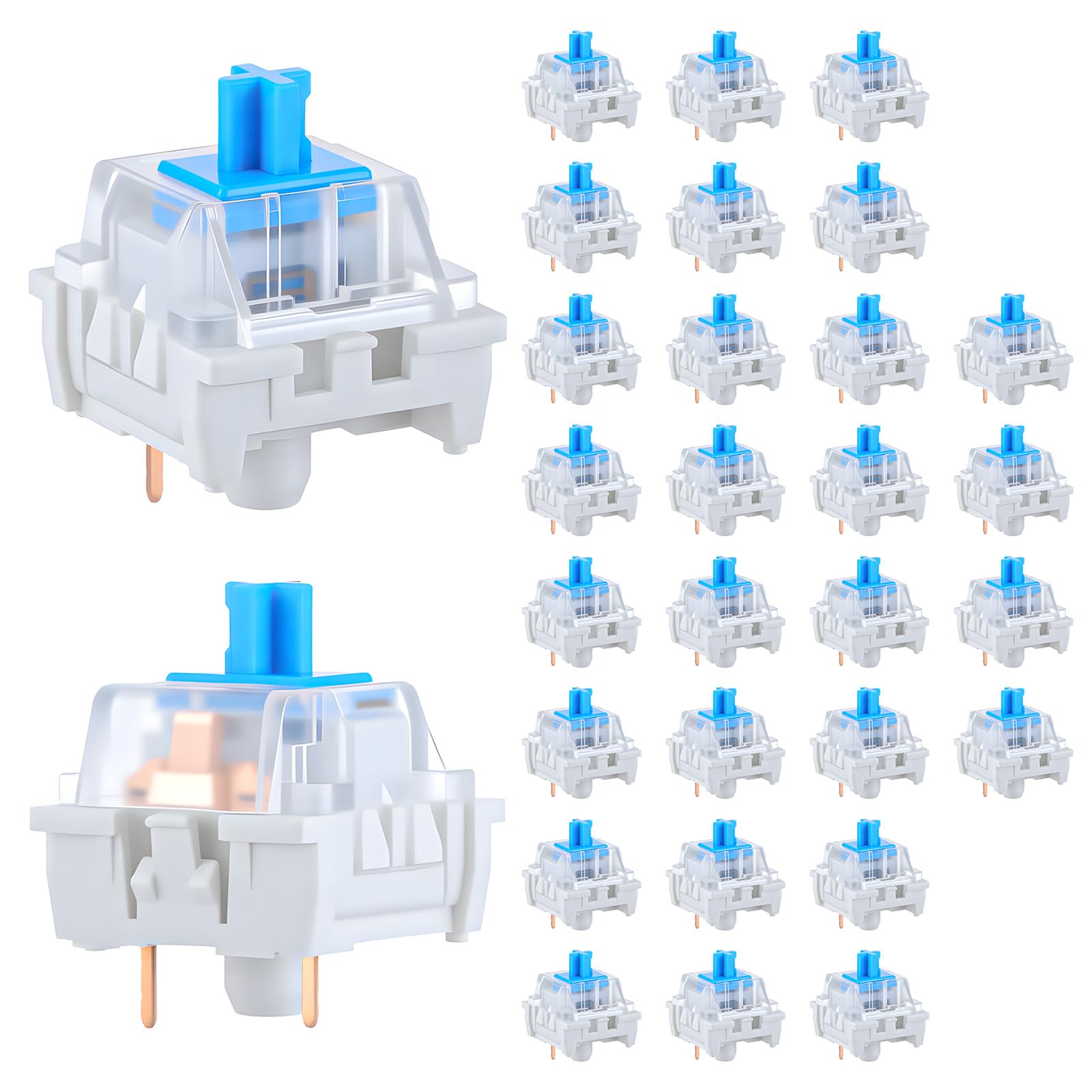 Keyboard Gaming Blue Switch - 30 PCS 기계식 키보드 스위치 3