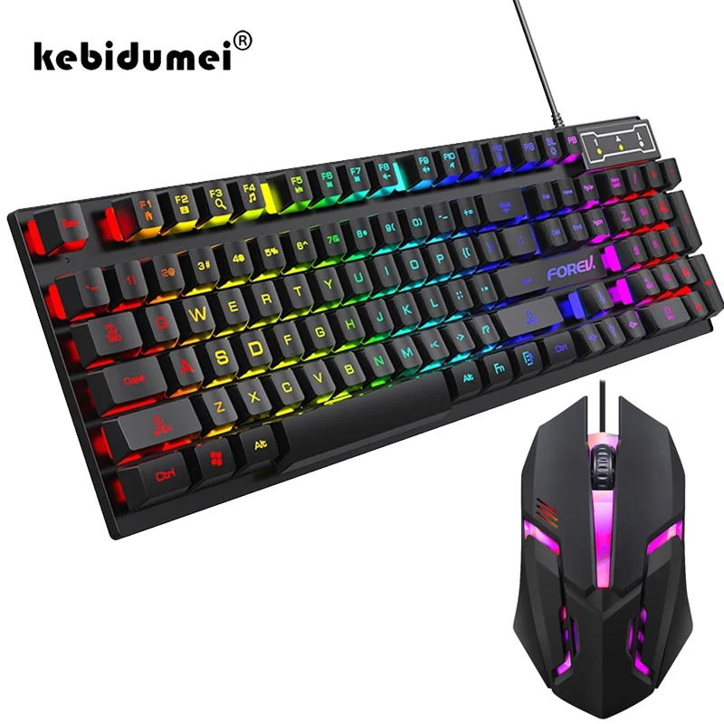 Gaming Keyboard Half - 104 키 백라이트 기계식 키보드 유선
