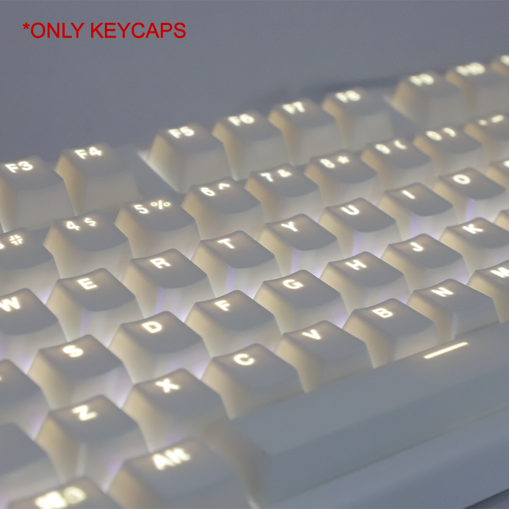 Gaming Keyboard Corsair - 108키 화이트 키캡 ABS OEM 높이