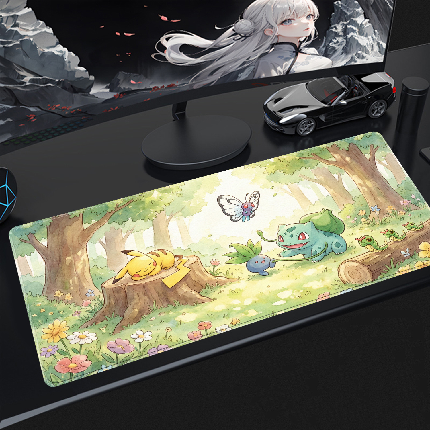 Gaming Keyboard En Mouse - 카와이 마우스 패드 게임용 PC 액세서리