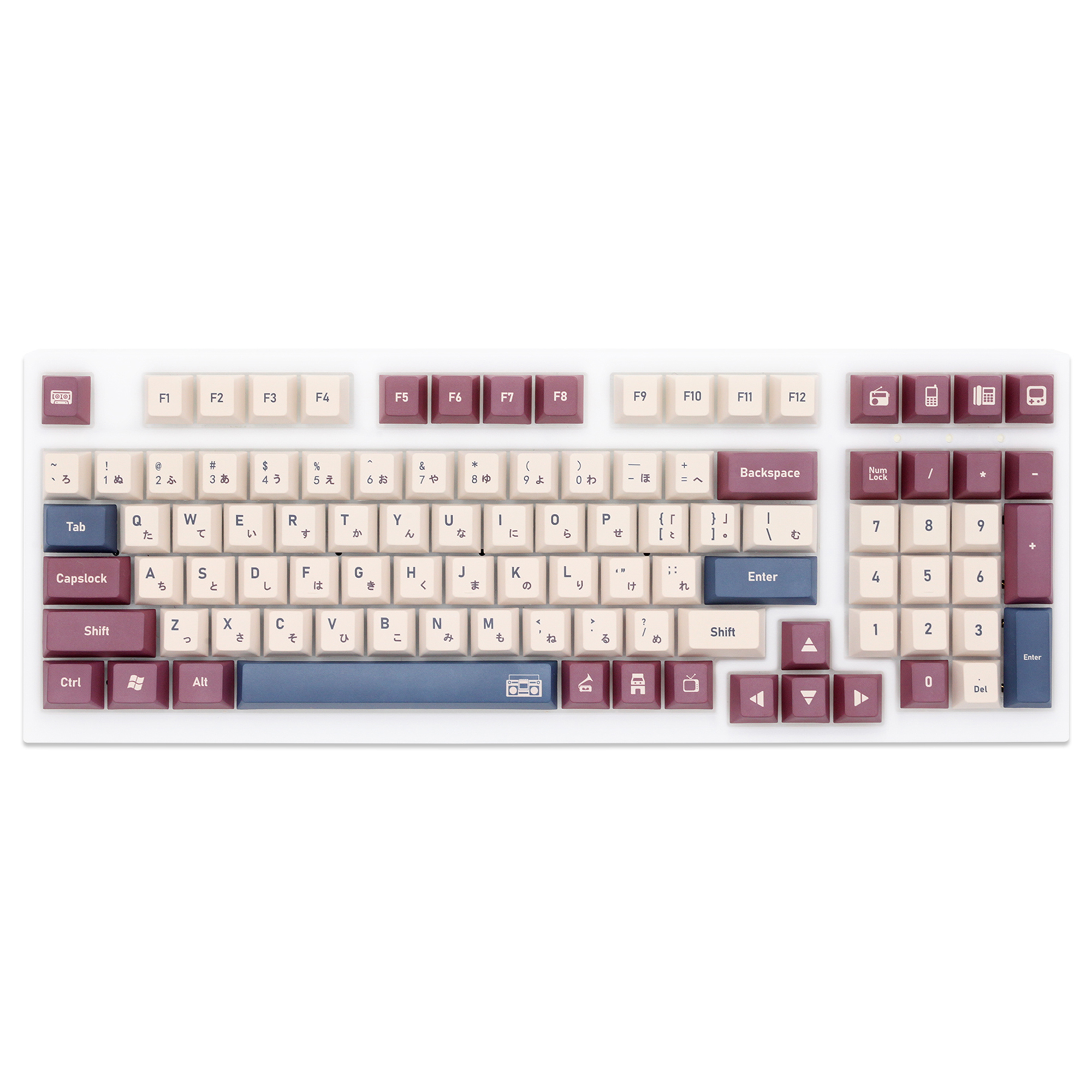 Gaming Keyboard Half - GKs-체리 프로파일 하프 슈가 밀크티 염료