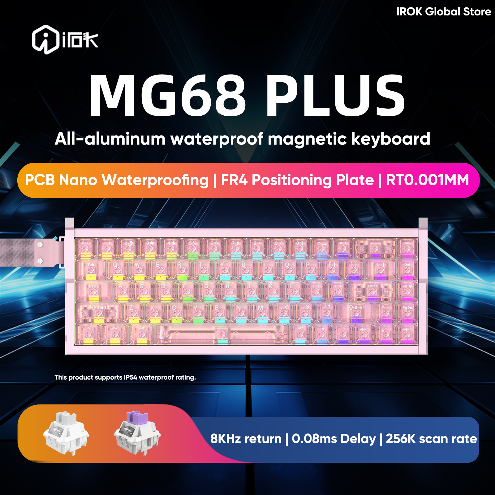 Aluminum Case 65 - IROK MG68 Plus MG68 Ace W