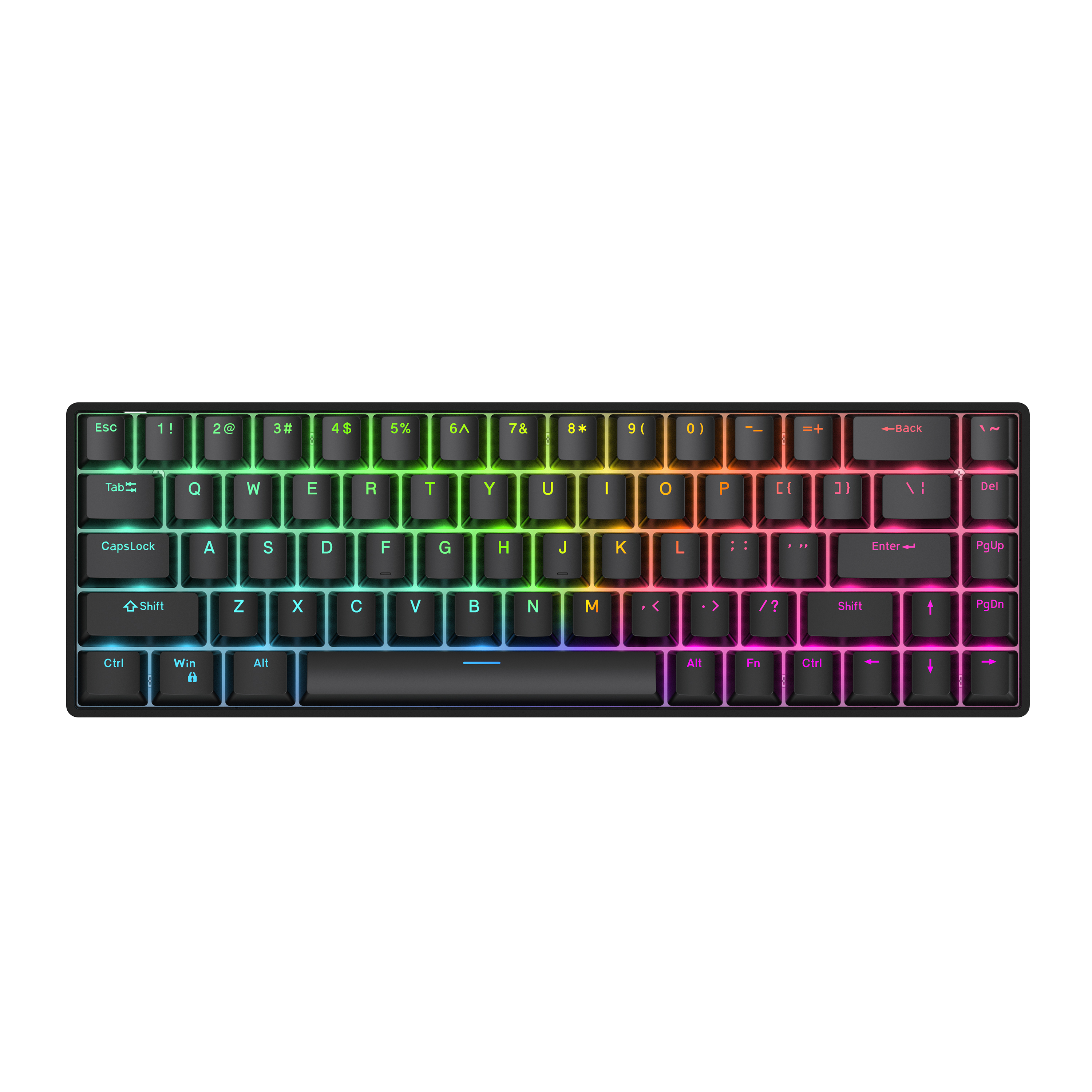 Gaming Keyboard Half - Raven68 Esports 자기 축 키보드 유선