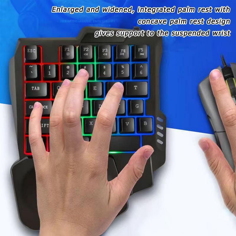Gaming Keyboard Half - 35 키 게임용 키보드 한 손으로