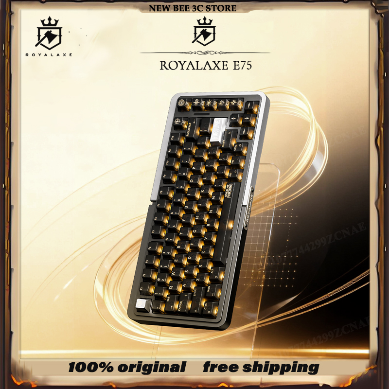 Gaming Keyboard Hall Effect Switches - 로얄액스 E75 HE 알루미늄 쉘 게이밍