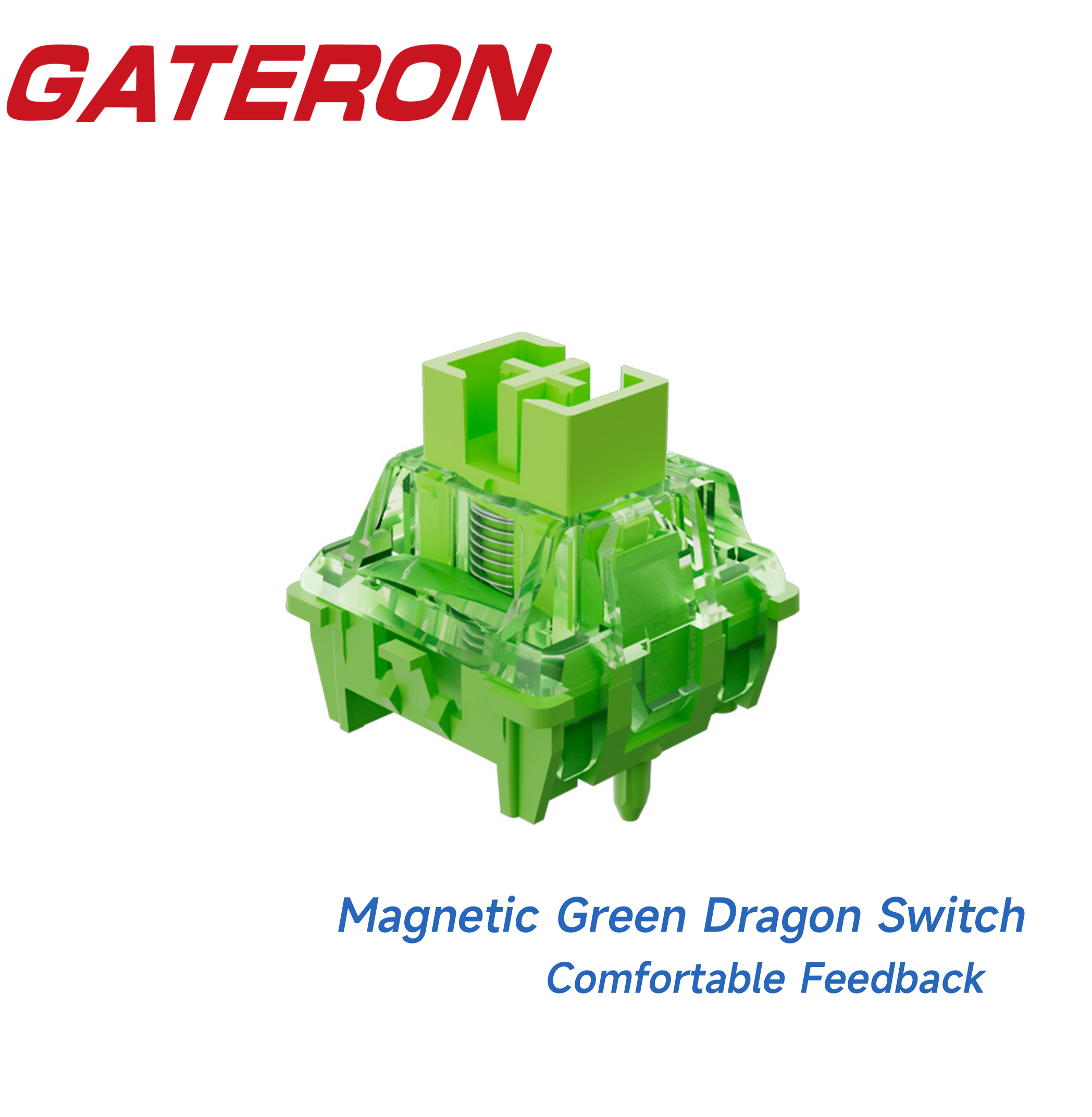 Gaming Keyboard Hall Effect Switches - 게이트론 마그네틱 그린 드래곤 스위치, 리니어,