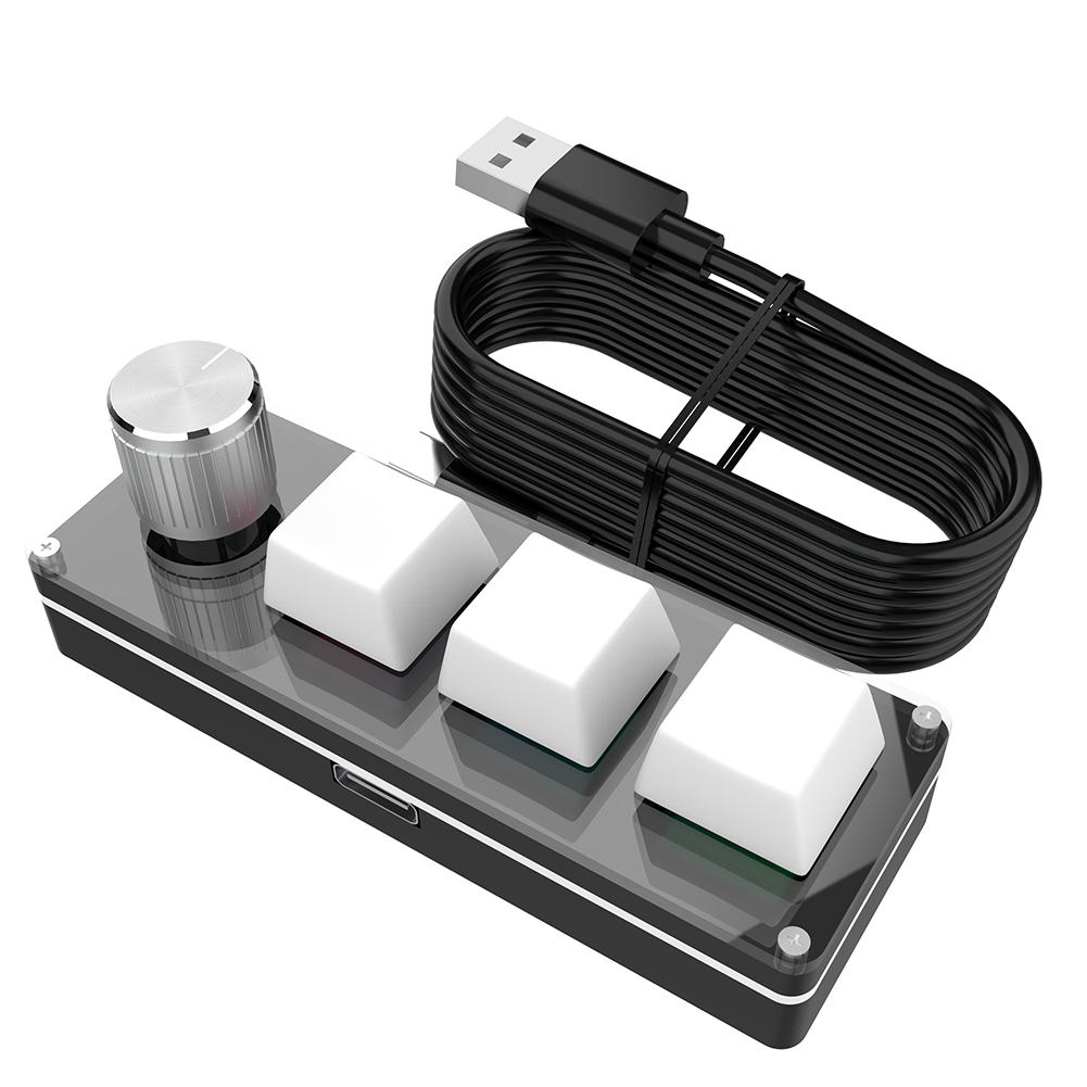 RGB 유선 USB 기계식 게이밍 키보드 - 한 손 디 - Gaming Keyboard 1 Hand 리뷰 및 가격