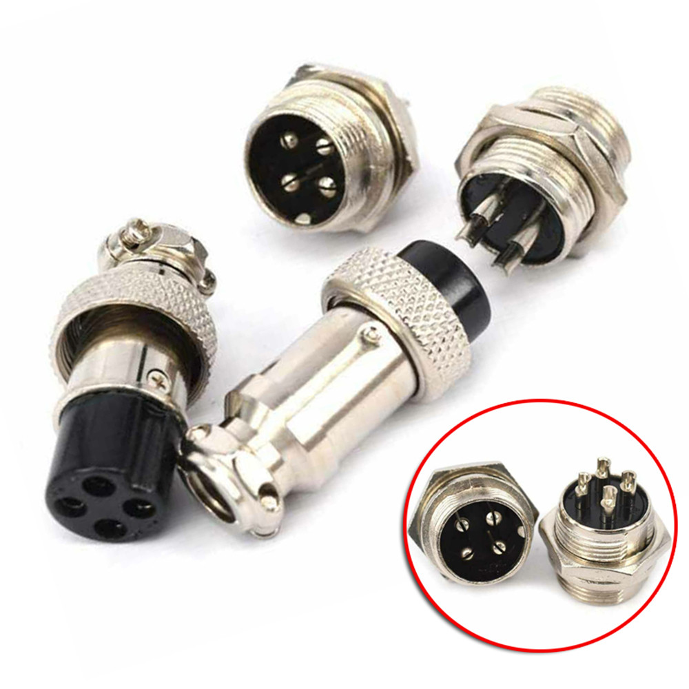 GX16-4 4핀 항공 커넥터 키트 5쌍 금속 패널 마 - Aviator Connector Kit 리뷰 및 가격