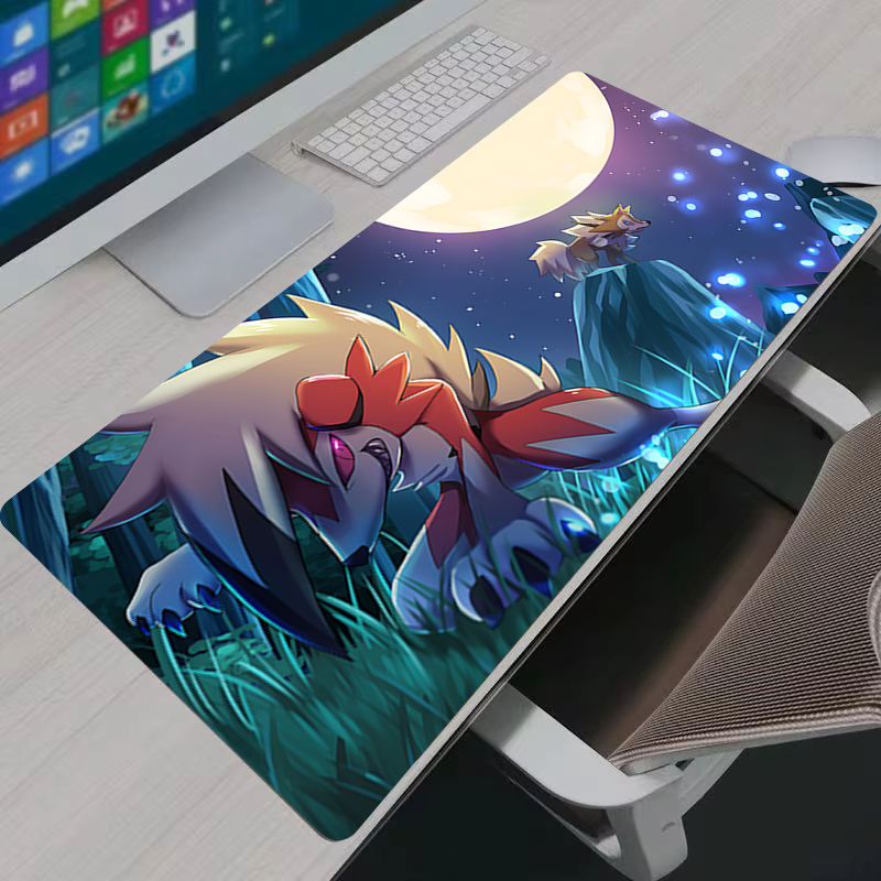 컴퓨터 마우스 패드 게임용 P-포켓몬 Lycanroc  - Gaming Keyboard En Mouse 리뷰 및 가격