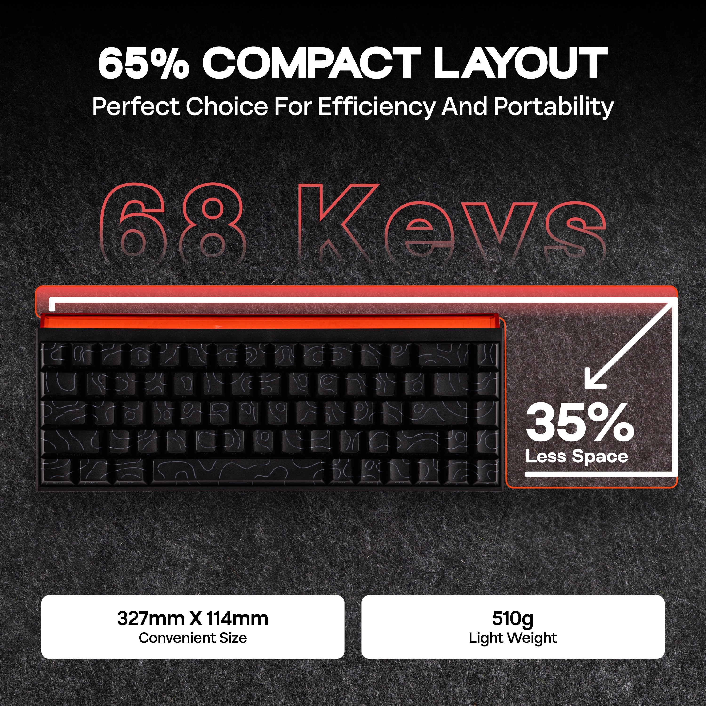 AJAZZ NK68 65% 컴팩트 핫스왑 유선 기계식  - Keyboard Gaming Mac 리뷰 및 가격