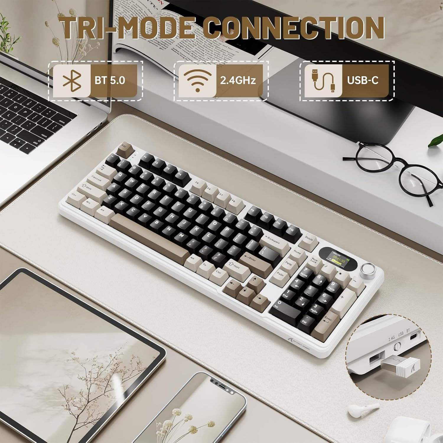ATTACK SHARK X98Pro 무선 기계식 키보드 - Gaming Keyboard Thocky 리뷰 및 가격