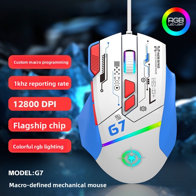 G6 유선 게이밍 마우스 128000DPI ChipA8 - Gaming Keyboard 1 Hand 리뷰 및 가격