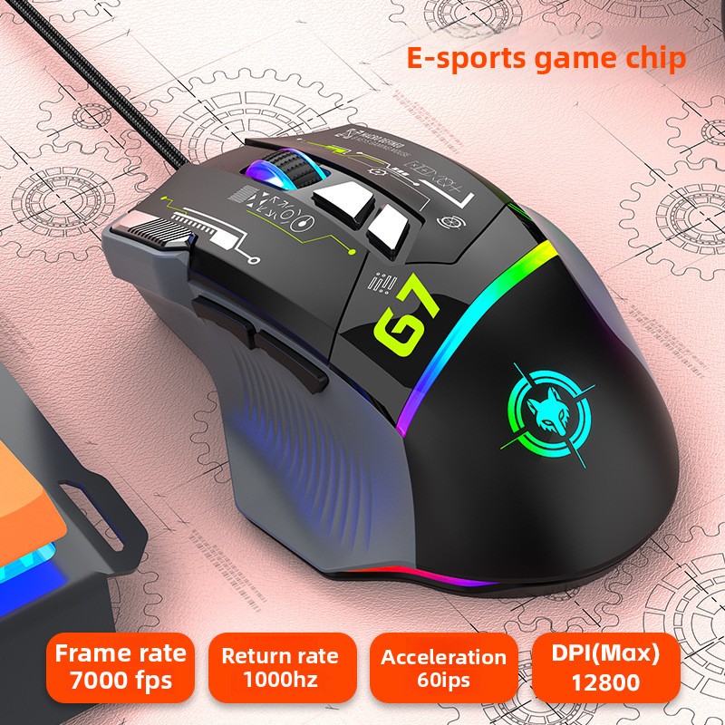 G6 유선 게이밍 마우스 128000DPI ChipA8 - Gaming Keyboard 1 Hand 리뷰 및 가격
