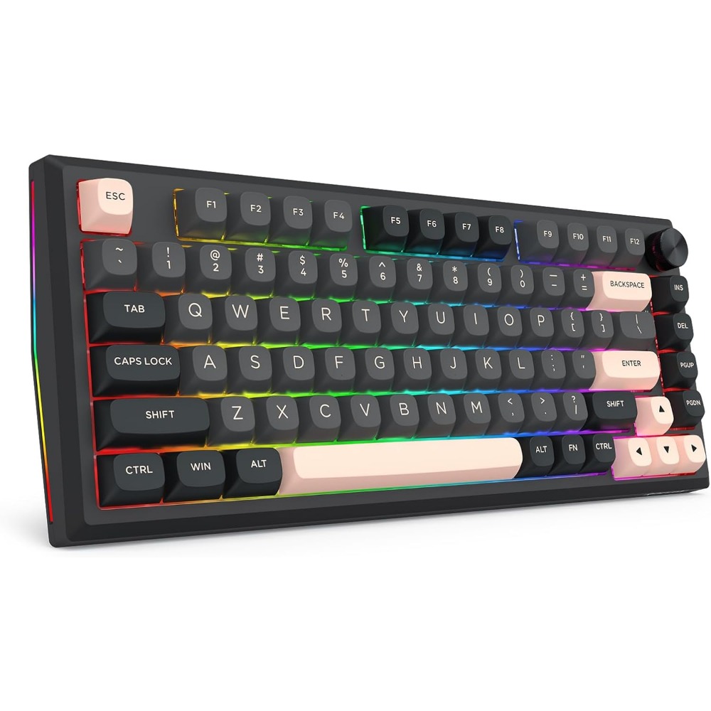 무선 81키 기계식 게이밍 키보드 (알루미늄 보드, 소 - Gaming Keyboard No Noise 리뷰 및 가격