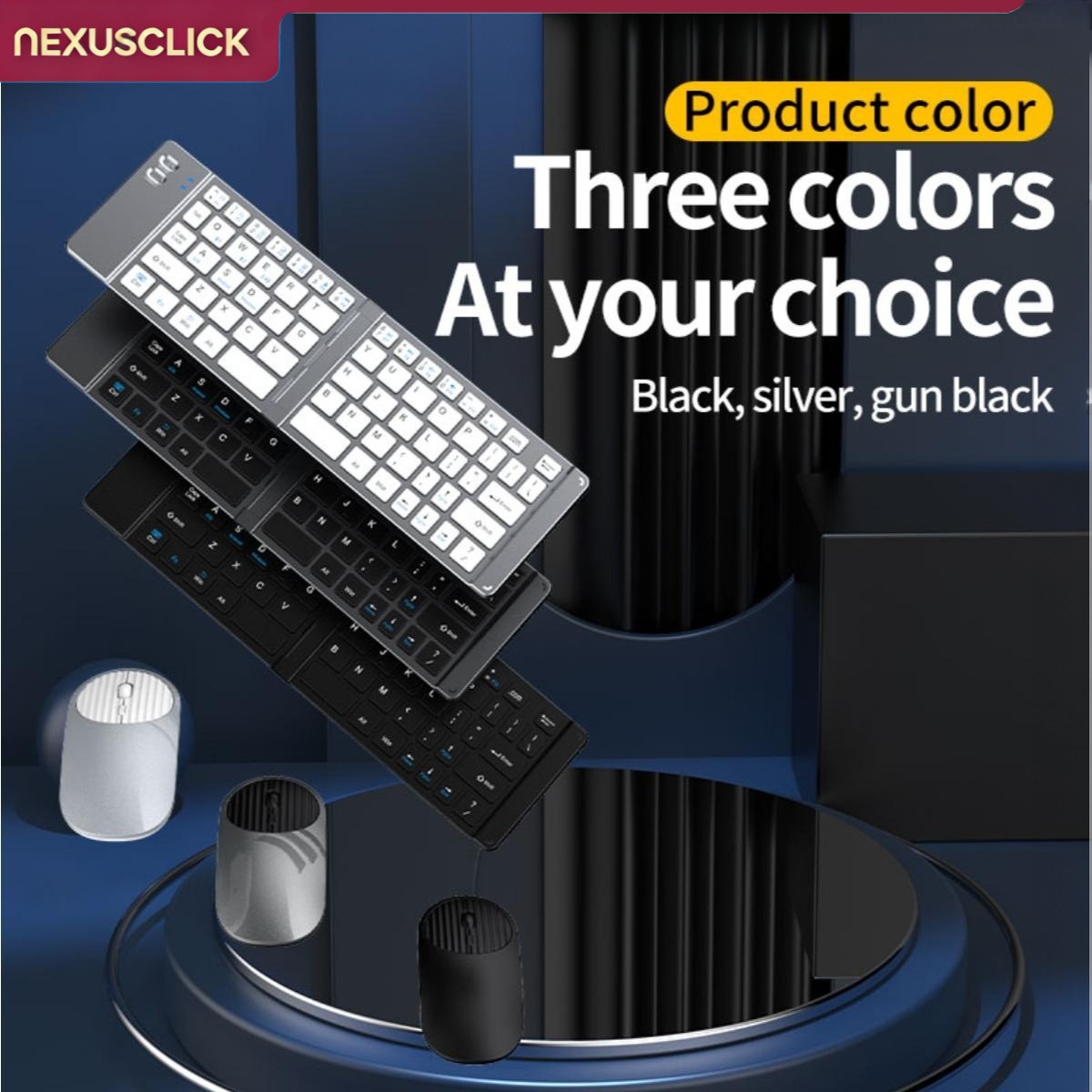 NexusClick 새로운 미니 무선 블루투스 키보드  - Keyboard Gaming Mac 리뷰 및 가격