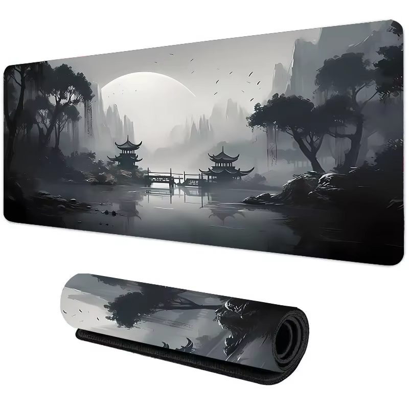 일몰 산 전망 실리콘 게이밍 마우스 패드 대형 키보드  - Gaming Keyboard And Mouse 리뷰 및 가격