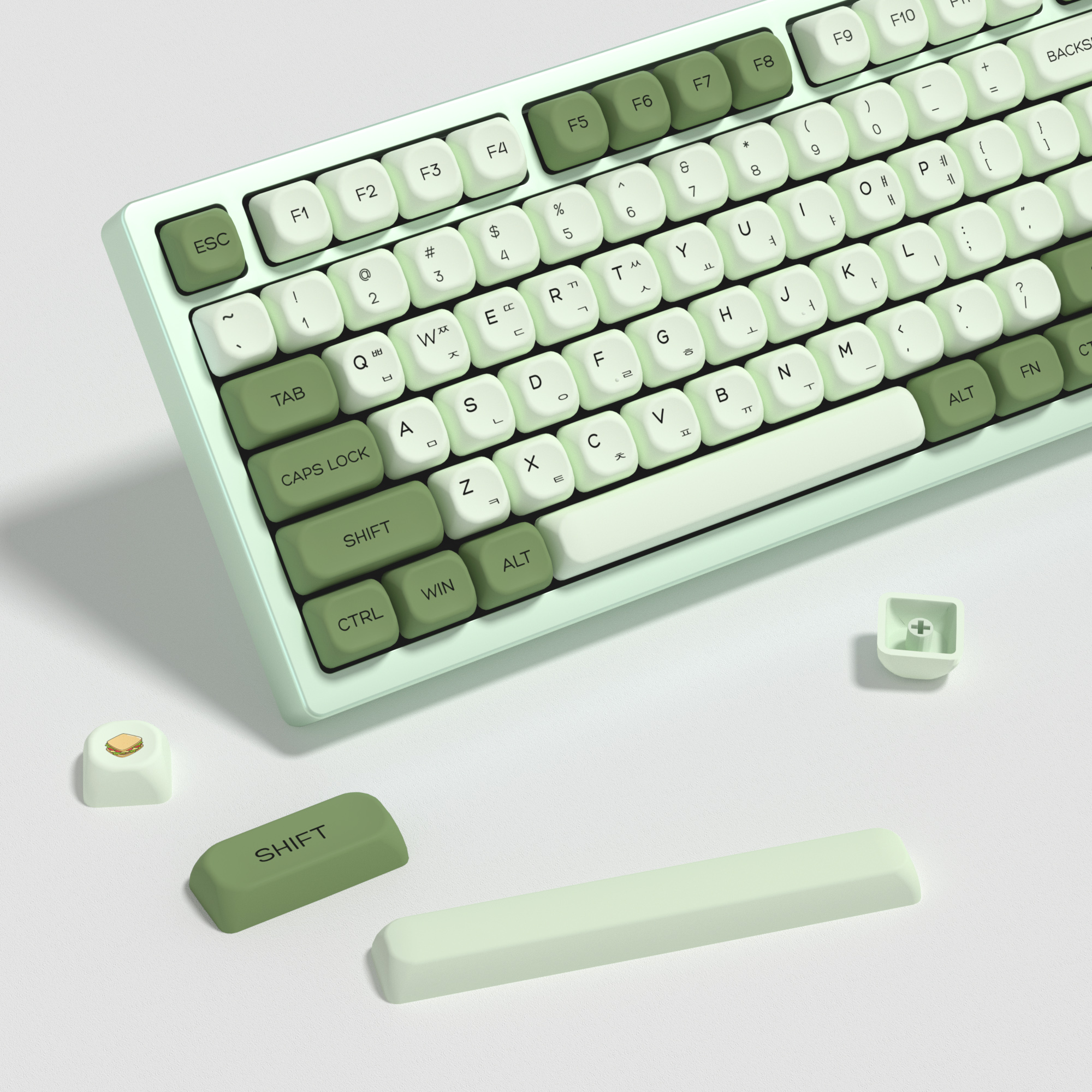 KBDiy Matcha 한국어 키 캡 녹색 MAC IS - Keyboard Gaming Mac 리뷰 및 가격
