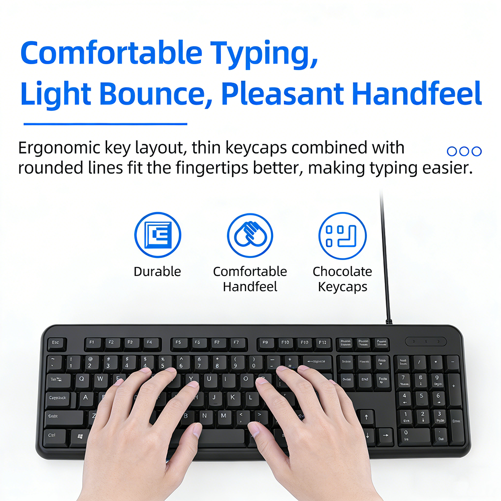 KEBIDUMEI USB 유선 키보드 104키 표준 키 - Keyboard Gaming Mac 리뷰 및 가격