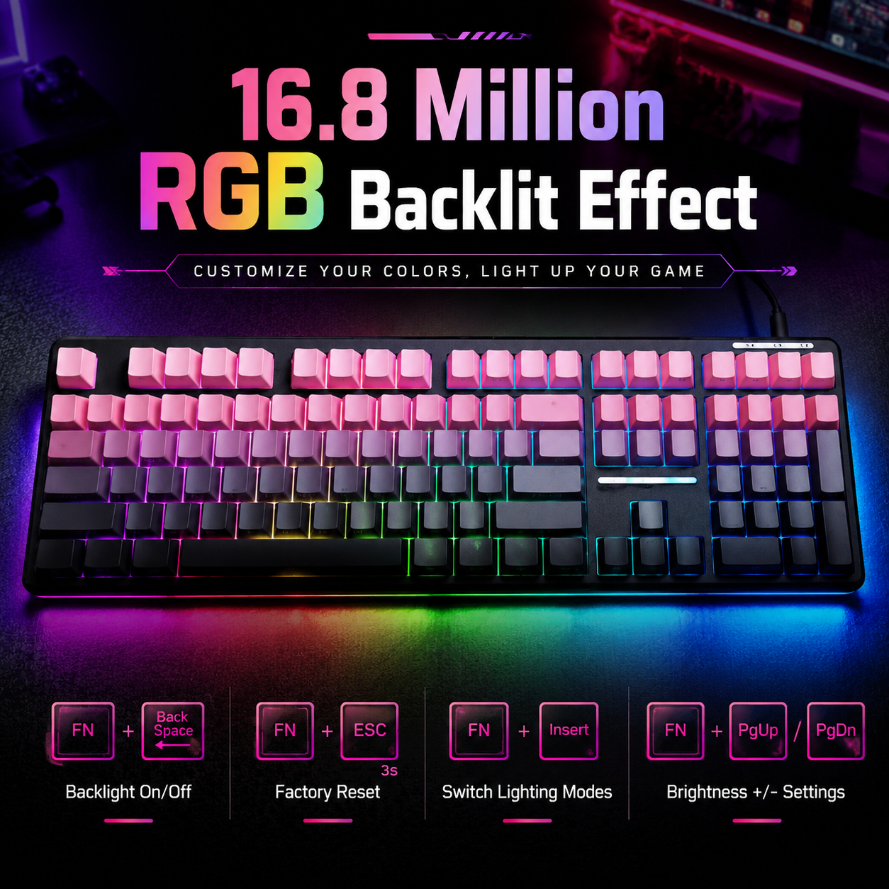 V108 블루투스 키보드 유선 및 무선 2.4G 풀 레 - Gaming Keyboard No Noise 리뷰 및 가격