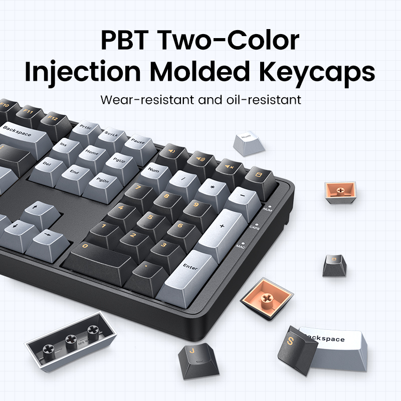 UGREEN 기계식 키보드 108 PBT 키캡, 유선  - Keyboard Gaming Mac 리뷰 및 가격
