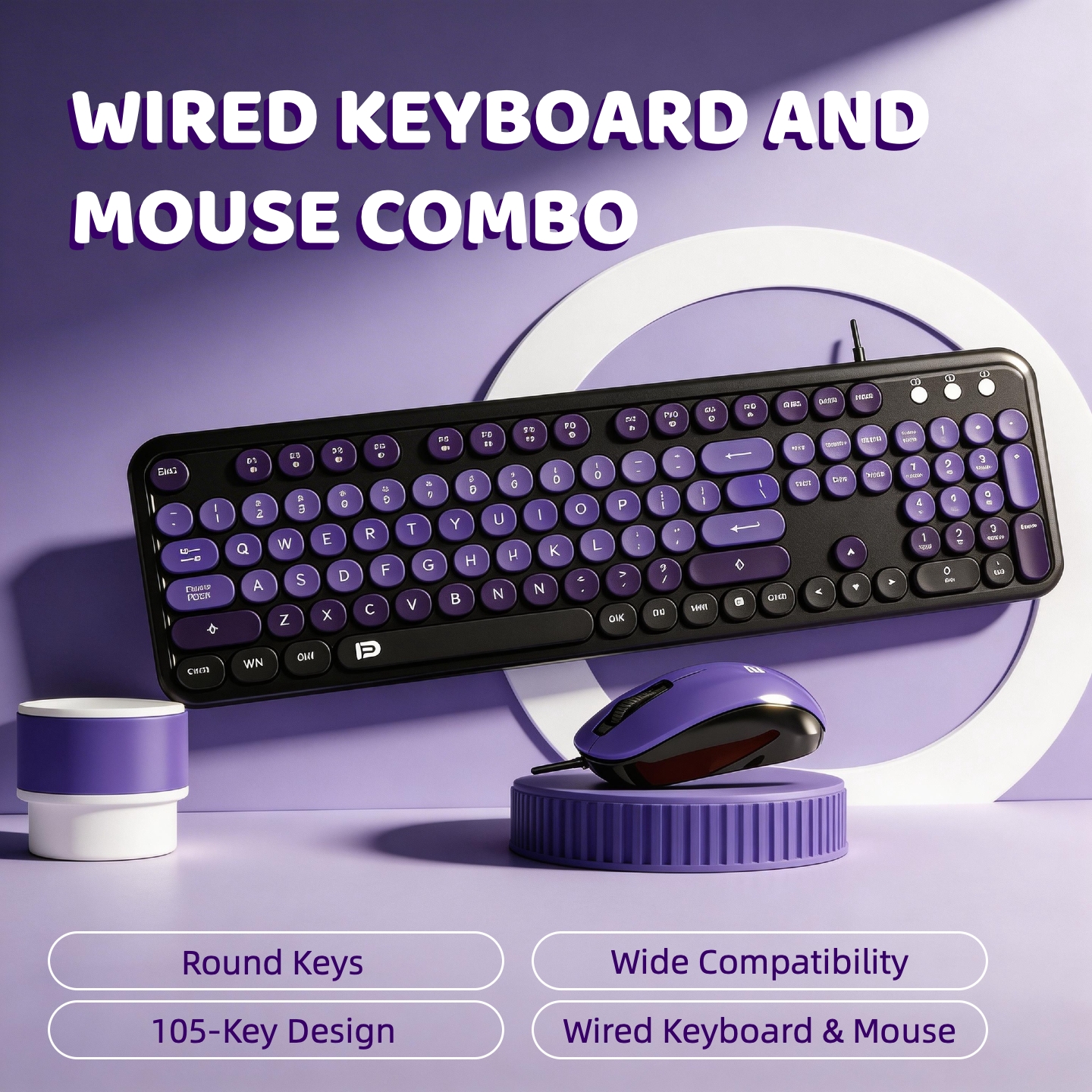 미적 감각의 타자기 키보드 마우스 세트, 귀여운 레트로 - Keyboard Gaming Mac 리뷰 및 가격