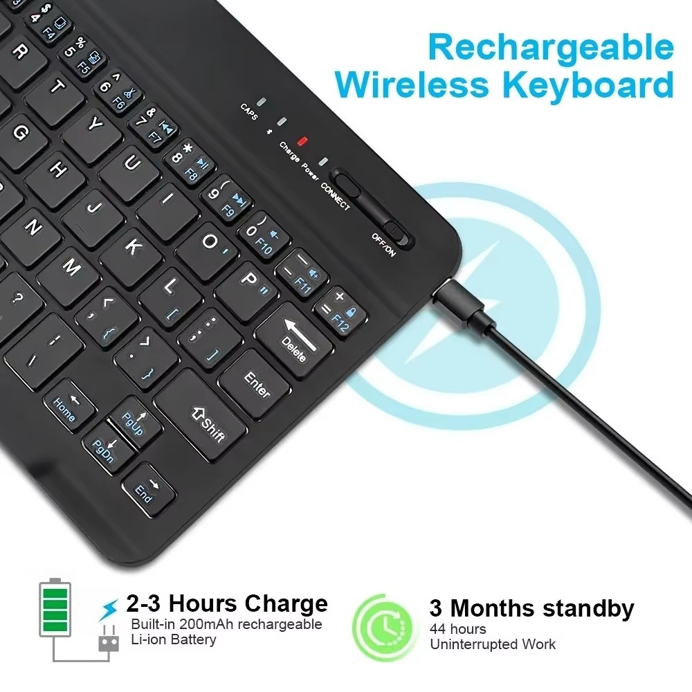 블루투스 5.0 무선 키보드 200mAh 충전식 무소음 - Gaming Keyboard Mini 리뷰 및 가격