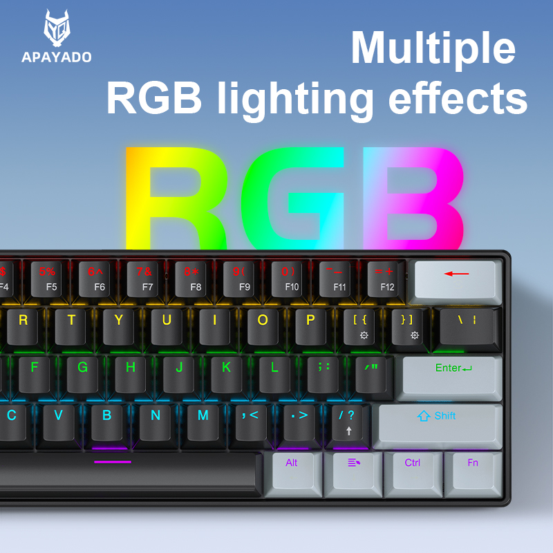 APAYADO K61 미니 기계식 키보드, 유선, 61 - Gaming Keyboard Thocky 리뷰 및 가격