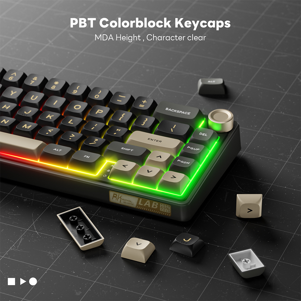 로얄 클러지 RK R65 브라질 포르투갈어 기계식 키보 - Gaming Keyboard Thocky 리뷰 및 가격