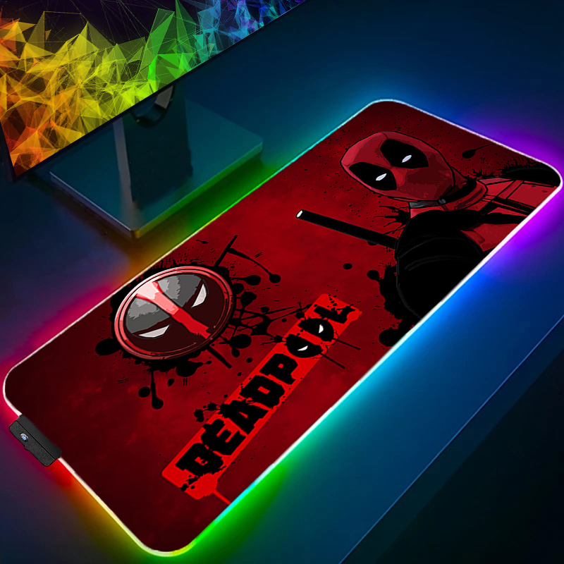 LED 마우스 패드 게임용 백라이트 락 엣지 애니메이션 - Gaming Keyboard Easy To Clean 리뷰 및 가격