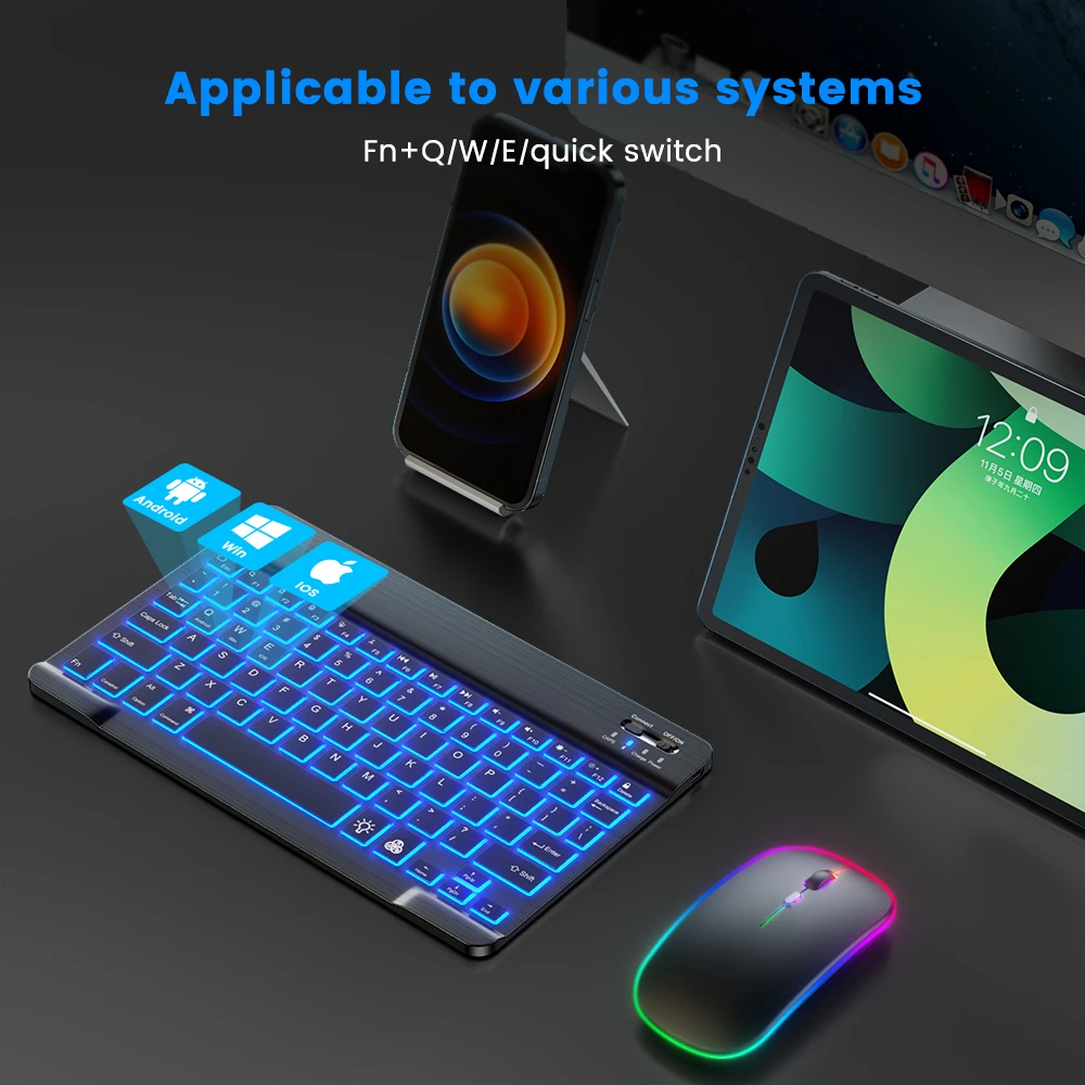 YYEAH RGB 백라이트 블루투스 키보드 마우스 콤보 - Gaming Keyboard And Mouse Combo 리뷰 및 가격
