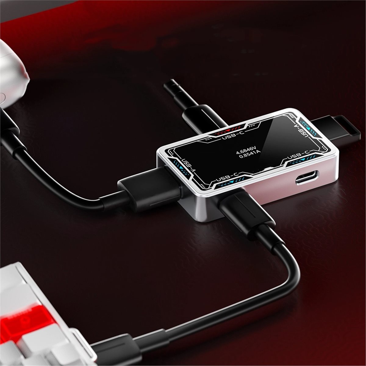 A85P 게이밍 USB 허브 8K 고속 Type-C 스 - Gaming Keyboard Splitter 리뷰 및 가격