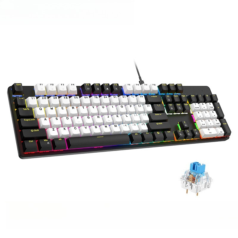 E-스포츠 기계식 키보드 알루미늄 합금 저소음 레드 스 - Gaming Keyboard No Noise 리뷰 및 가격