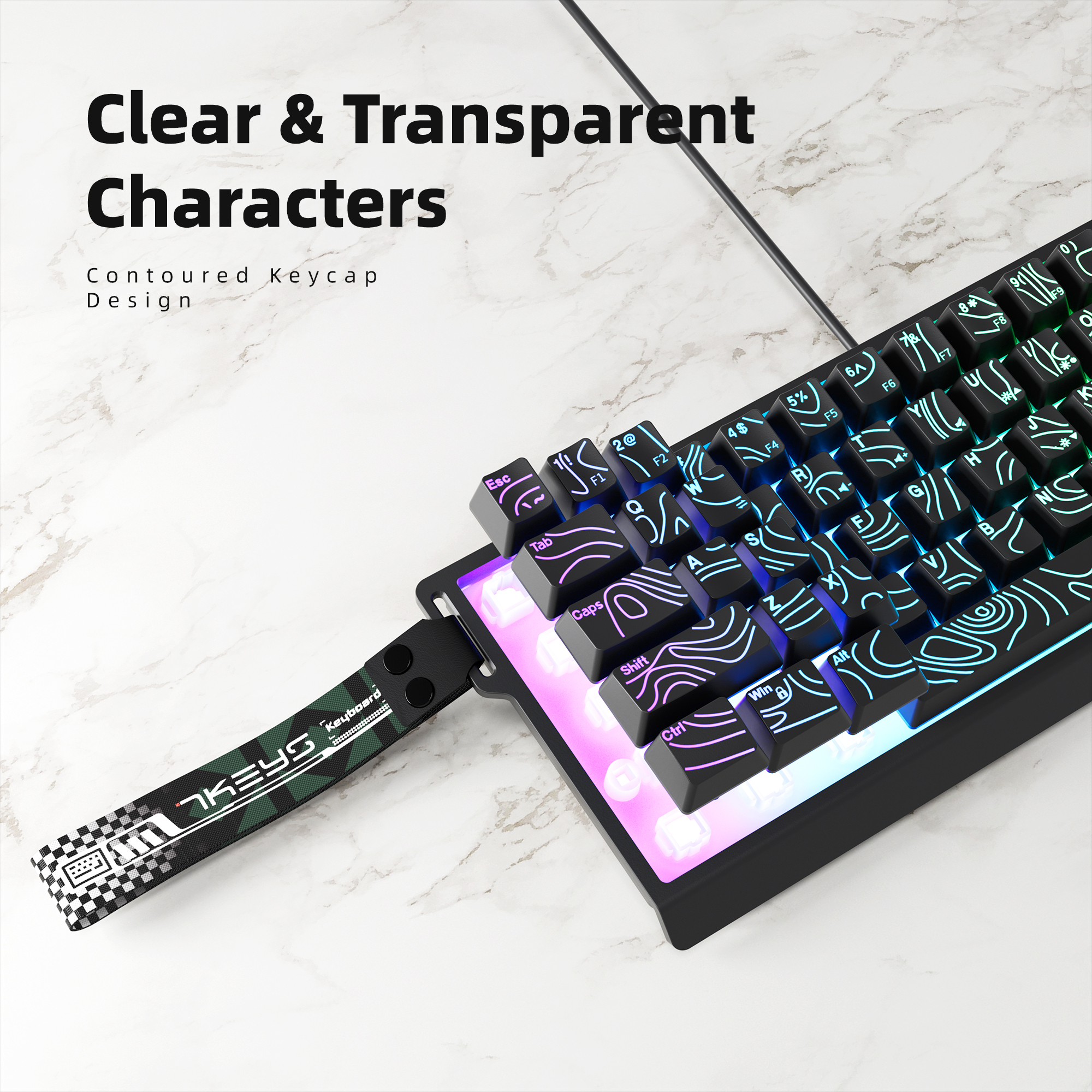 60% 유선 게임 키보드, RGB 백라이트, 방수 미니 - Gaming Keyboard 1 Hand 리뷰 및 가격