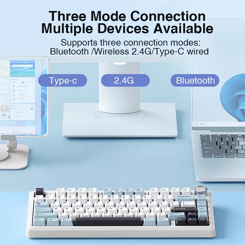 AULA F75 2.4G 무선 블루투스 유선 게임용 기 - Gaming Keyboard Thocky 리뷰 및 가격