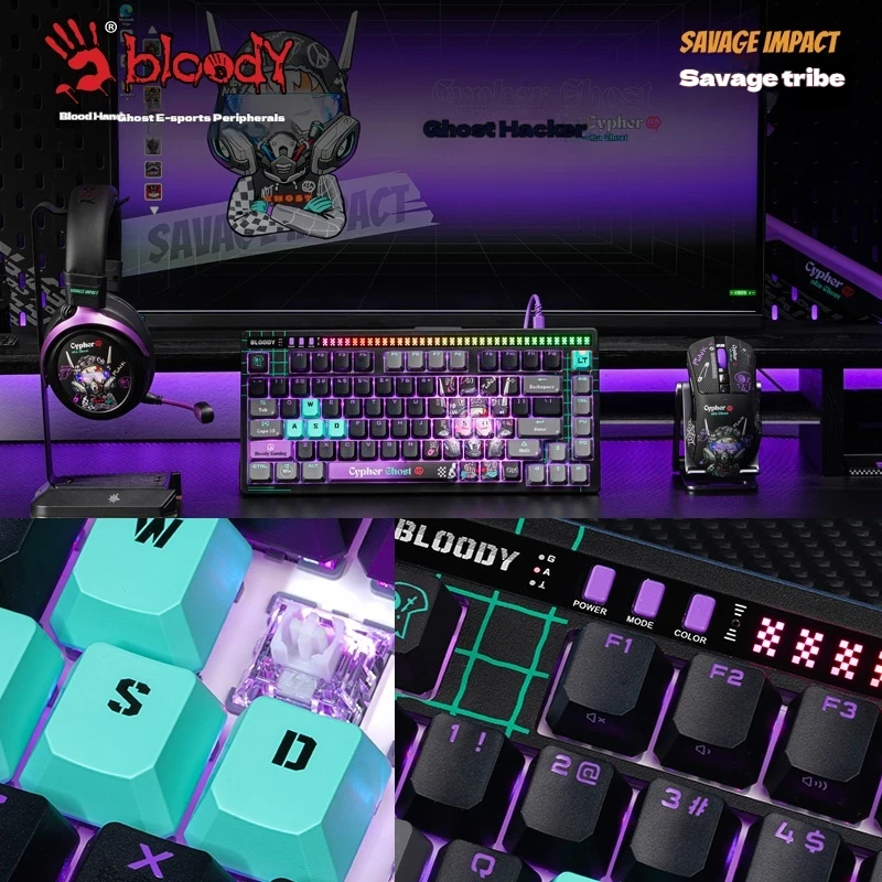 A4Tech 블러디 사바지 임팩트 AT75 유선 기계식 - Gaming Keyboard No Noise 리뷰 및 가격